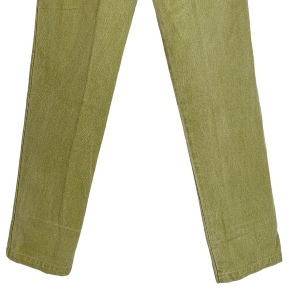Vintage Sergio Valente High Waist Straight Leg Jeans Size Small Green - Picture 6 of 8